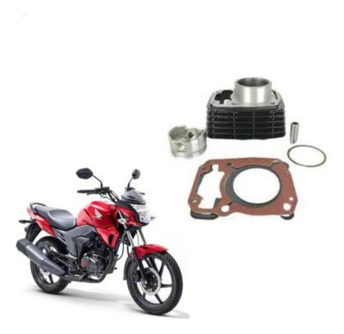 Kit De Cilindro Honda Xr 150 / Honda Invicta 150 + Envío