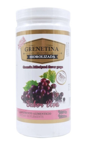 Grenetina Hidrolizada Sabor Uva 500 G