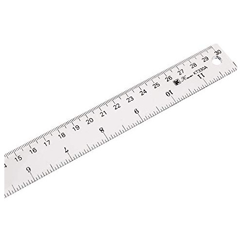 Regla T De Plástico Transparente De 30 Cm / 12 Pulgada...