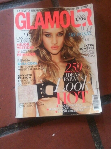 Revista Glamour Gynette Paltrow Julio 2011 Us $ 17,00