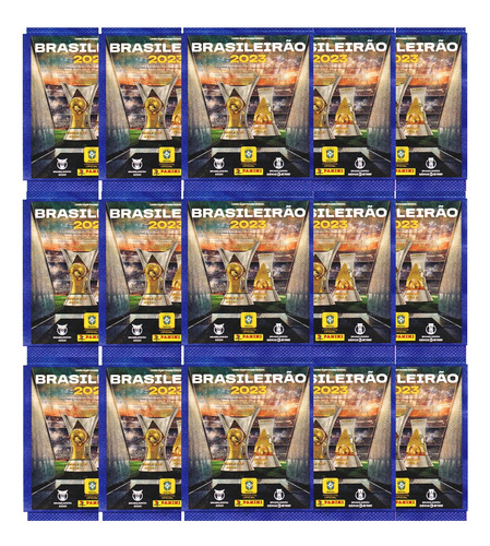 Pacotes de figurinhas Brasileirão 2023 Panini - Kit de 20 x 5 en envelope