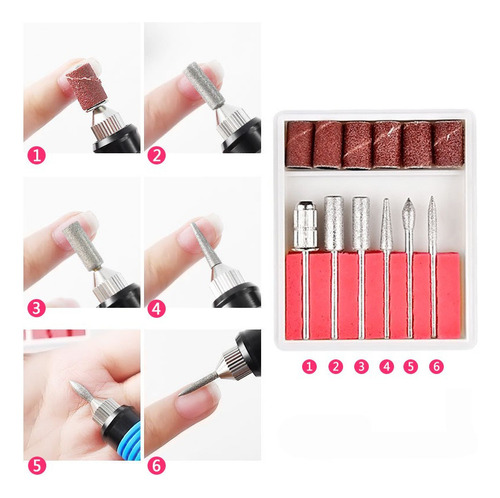 Kit De Máquina Lima Eléctrica Para Decoración De Uñas E Dril