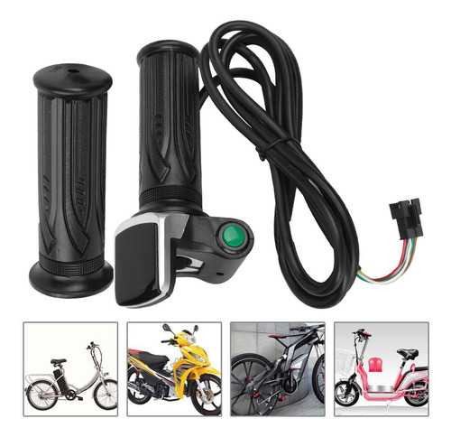 Bicicleta Eléctrica Velocidad Regulación Acelerador Acelerad