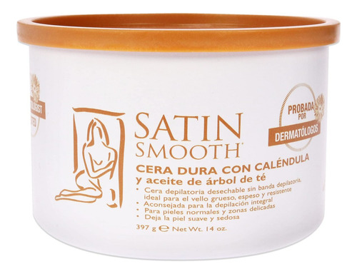 Satin Smooth Cera Satin Smooth Calendula Gold® Con Árbol De