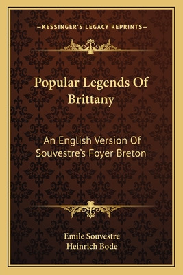 Libro Popular Legends Of Brittany: An English Version Of ...