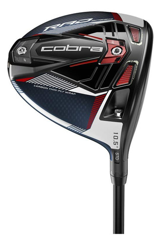 Cobra Golf 2021 Radspeed Driver Matte Peacoat-red Para