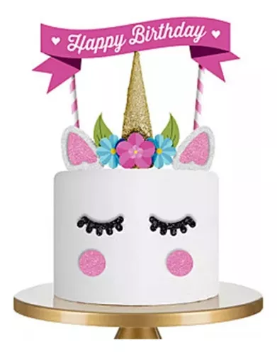 Decoración Tarta Unicornio Cake Topper