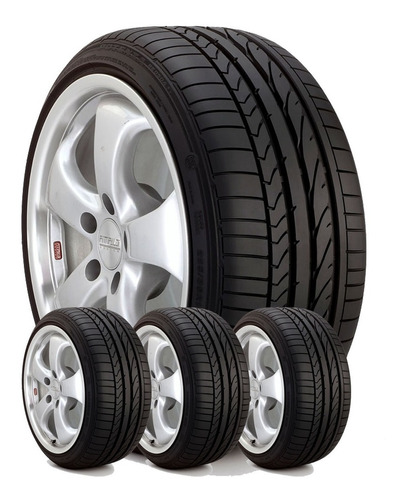 Kit 4u 225/40 R18 Potenza Re050a Xl Ao Bridgestone Envío 0$