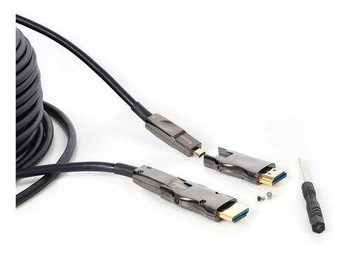 Cabo Hdmi 2.0 4k Fibra Óptica 70 Mt - Kit 10