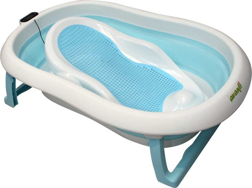 Imagen 7 de 9 de Bañera Bebe Avanti Plegable Soporte Reductor + Termómetro