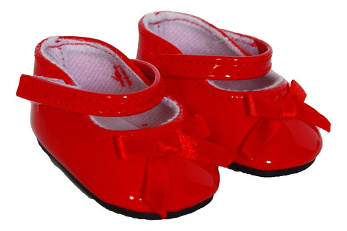 Red Bow Mary Janes Se Adapta American Girl Dolls De 18 ...