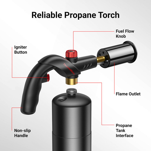 Antorcha De Propano Ajustable Soplete Para Barbacoa Y Cocina