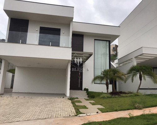 Espetacular Sobrado De Alto Padrão No Condomínio Terras De Jundiaí! 4 Dormitórios, Piscina Aquecida, Área Gourmet Com Churrasqueira E Forno À Lenha - Cc01034 - 69024466