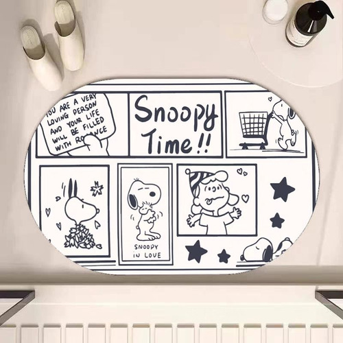 Estilo Snoopy 10/01126-n - 40* 60 Cm (lama De Diatomáceas) (