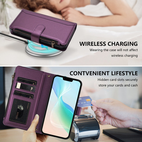 Funda De Piel Tipo Cartera For Teléfono Vivo V50 Lite