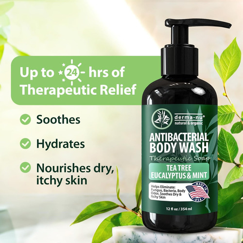 Sabonete Antibacteriano Derma-nu Com Melaleuca 12 Oz