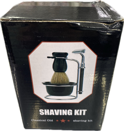 Set De Barbería Aplicador De Espuma