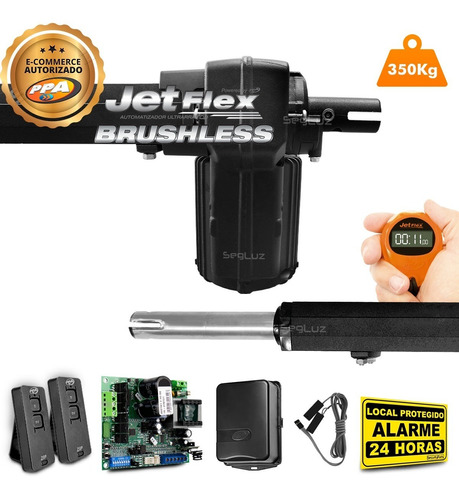 Kit Motor Ppa Pivo Jet Flex 1/2 Brushless Mega 1 Folha 350kg