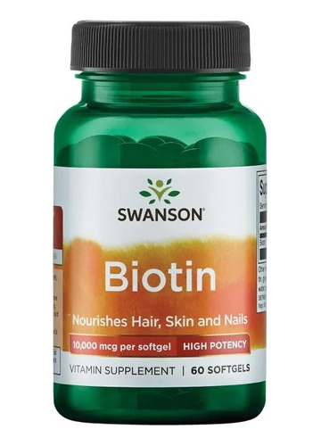 Swanson Biotina 10.000mcg 60 Softgels