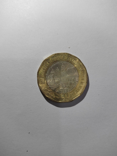 Moneda De 20 Pesos Veracruz