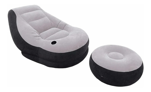 Sillón Con Apoya Pies Inflable Intex 68564 Con Porta Vaso