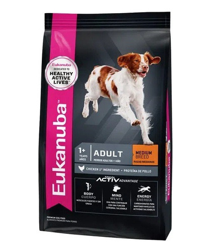 Eukanuba Adulto Medium Breed (perros) X 3kg Pet Shop Caba