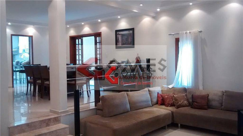 Imagem 1 de 19 de Sobrado Com 4 Dormitórios À Venda, 307 M² Por R$ 1.500.000,00 - Parque Dos Pássaros - São Bernardo Do Campo/sp - So0439