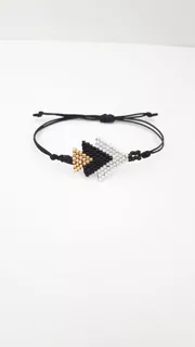 Pulsera De Miyuki Delica Flechas Ajustable