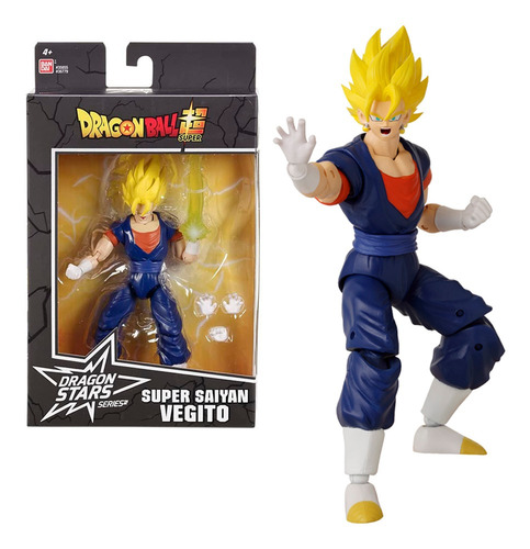 Boneco Super Saiyan Vegito Dragonball Super 17cm F0072-8 Fun