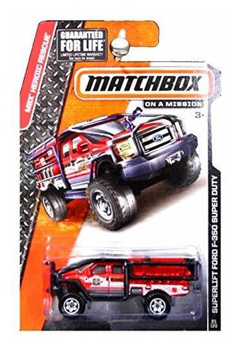 Matchbox Mbx Heroic Rescate Superlift Ford F350 Super Duty 8