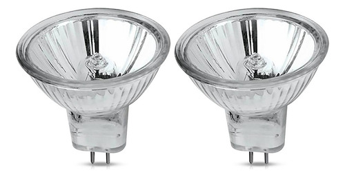 Kit 2 Lâmpadas Halógena Dicróica Mini Mr11 35w 12v Gu4 2800k