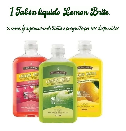 Jabón Líquido Lemon Brite Para Lavar La Vajilla: Melaleuca