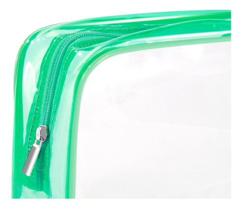 Organizador Transparente Para 5 Bolsas De Cosméticos, Color