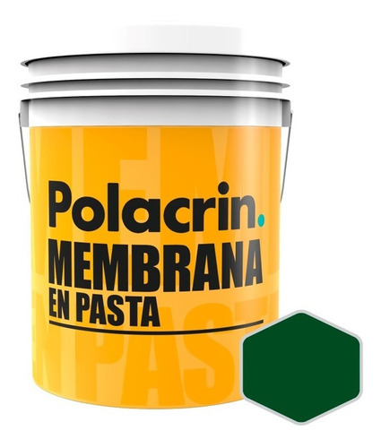 Polacrin Membrana En Pasta Impermeabilizante +6 Colores 20lt