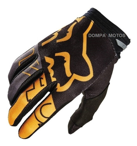 Guantes Fox 180 Skew Negro Gold Mx Sx Atv Crf Cr Utv Dompa 