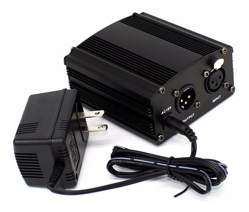 Phantom Power 48v Fonte Para Microfone Condensador Xlr 110v