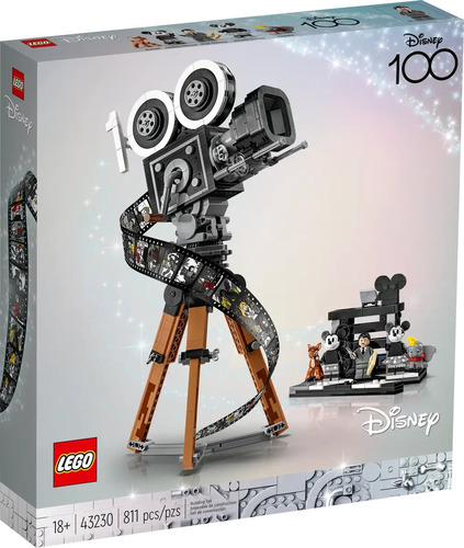 Lego Disney Cámara Tributo A Walt Disney 43230 - 811 Pz
