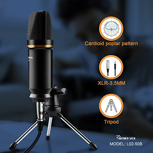 Equipo Podcast Bundle Micrófono Condensador Estudio Dj