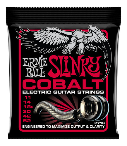 Cuerdas Guitarra Electr. Ernie Ball Burly Slinky Cobalt .011