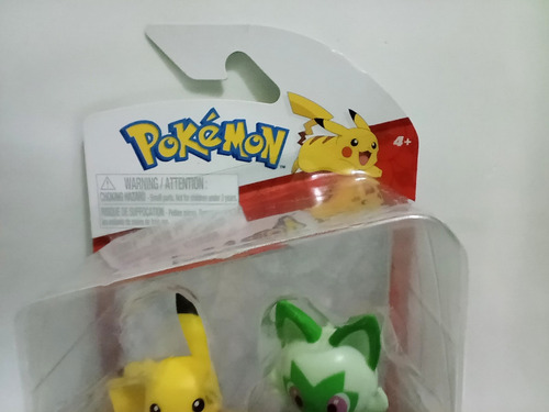 Mini Figuras Originales Pikachu Y Sprigatito Pokemon Battle (Usado)