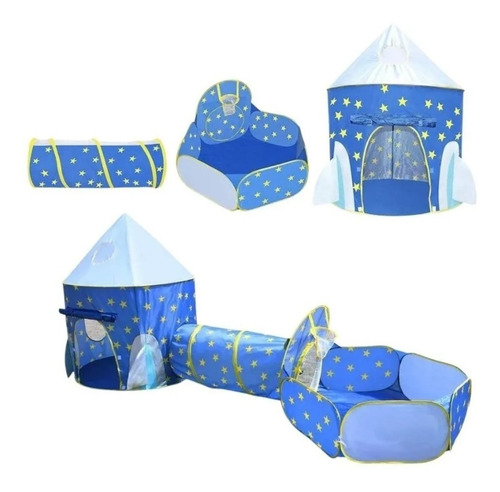 Piscina De Pelotas Carpa Tunel Parque Infantil Juego Niños