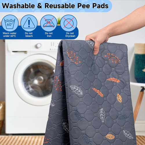 Almohadillas Para Orinar Lavables Para Perros, Paquete De...
