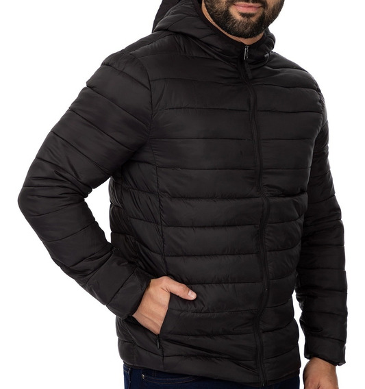 jaqueta nylon puffer masculina