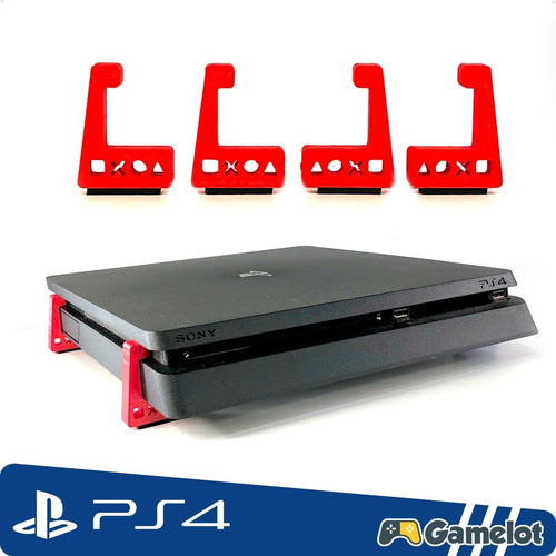 Imagem 1 de 2 de Suporte Mesa Horizontal Pezinho Lateral Console Ps4 Slim Pro