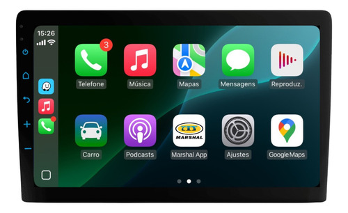 Kit Multimidia Mp5 Pro+ 9'' Jeep Renegade 2015 Em Diante