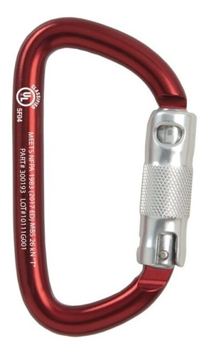 Imagen 1 de 3 de Mosqueton Protech De Aluminio Tipo Key-lock Cmc Usa