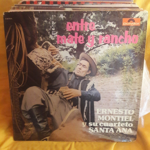 Vinilo Ernesto Montiel Y Su Cuarteto Santa Ana Entre Mate F3