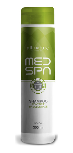 Shampoo  Med Spa All Nature  Para Cabelos Mistos E Oleosos