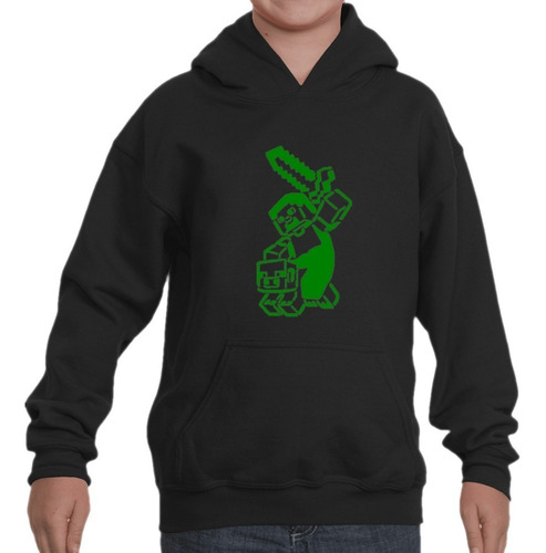 Poleron Minecraft Gamer / Niña/ Niño/ Talla 2 A 16