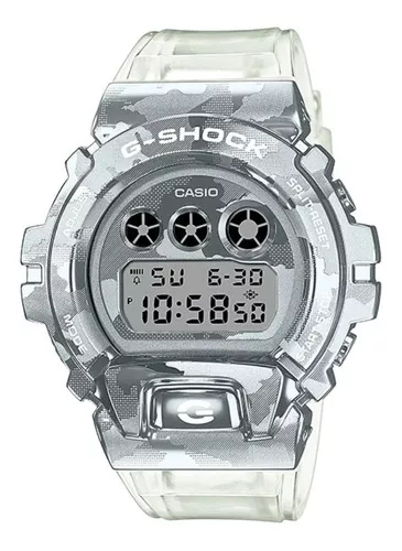 Reloj G-SHOCK GM-2100SS-1A Resina/Acero Hombre Plateado - Btime